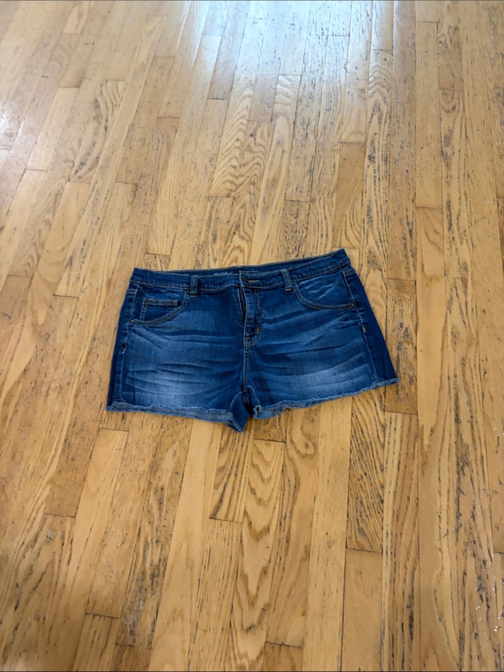 Mossimo Supply Co. Blue Denim Cutoff Shorts